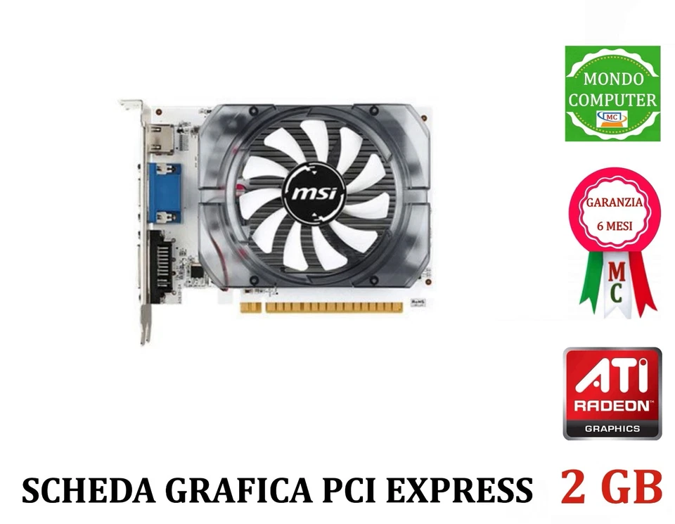 SCHEDA GRAFICA PCI EXPRESS 2 GB  MSI N 730 - Immagine 1 di 1