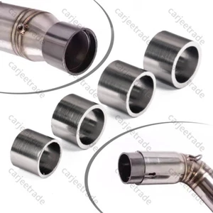 Exhaust Gasket Graphite Seal Ring Muffler Pipe Motorcycle Bike Universal Single - Foto 1 di 8