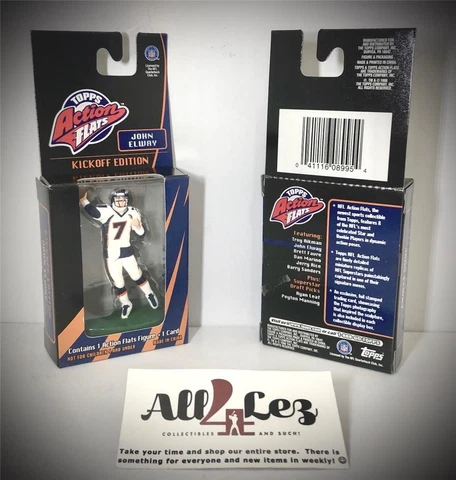 1998 BRONCOS JOHN ELWAY TOPPS ACTION FLATS "KICKOFF EDITION" FIGURE *NO CARD* Cover