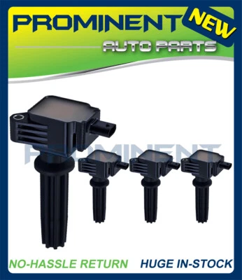 Paquete de 4 bobinas de encendido de alto rendimiento para Ford Edge Focus Lincoln MKZ UF670 Foto 1 de 4