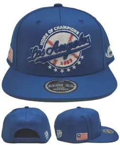 Los Angeles New LA Home of Champions Dodgers Colors Blue Era Snapback Hat Cap - Picture 1 of 10