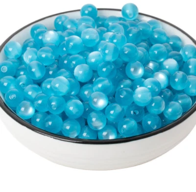 10mm12mm resin acrylic cat eyes spacer loose beads Jewelry Making Accessories - Image 1 of 4