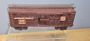 Vintage senza marchio HO MISSOURI PACIFIC 52427 ferrovia treno bestiame animali scatola auto - Foto 1 di 6