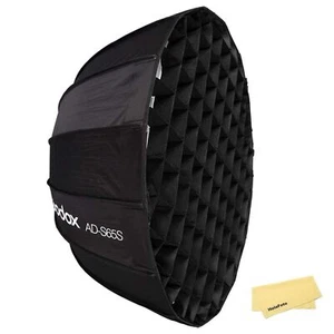 Godox AD-S65S Parabolic Softbox + Grid & Godox Mount For AD400Pro AD300Pro Flash - Picture 1 of 8