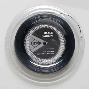 Dunlop Black Widow 18 Gauge 1.21mm 660' 200m Tennis String Reel - Picture 1 of 1