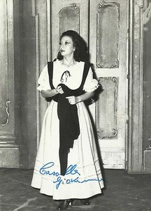 GIOVANNA CASOLLA Italian Soprano Original Vintage HANDSIGNED Photo 1980's - Picture 1 of 1