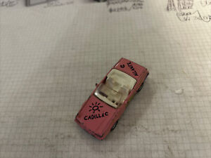 alter Matchbox China Cadillac Allante pink 1987 1:60 vintage
