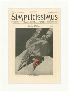 Titelseite der Nummer 28 von 1915 Thomas Theodor Heine Simplicissimus 1037 - Bild 1 von 1