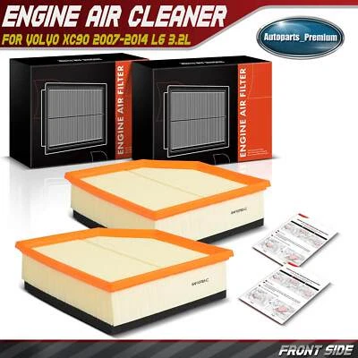 2x Filtro de aire del motor para Volvo XC90 2007-2014 L6 3,2 L panel flexible 30680293 Foto 1 de 4