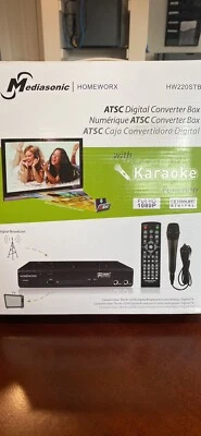 Mediasonic Homeworx ATSC Digital COnverter Box with Karaoke - Image 1 of 3