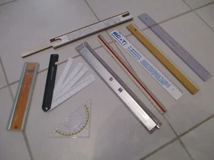 Lineale 9 Stück verschiedene - Konvolut - Bild 1 von 10