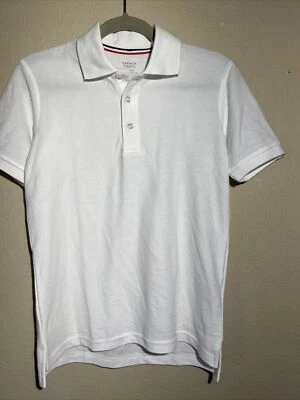 Camisa Polo French Toast Blanca Manga Corta Cuello Botón Juvenil Niño 10/12Mediana Foto 1 de 4