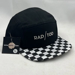 RAD / TOD Onyx Checkers SnapBack Baseball Cap - Size Large (3-8 Years) NWT - Picture 1 of 4