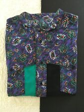 Vintage Authentic "Mo" Betta Rodeo Button Up Rare Western Shirt Paisley Colors