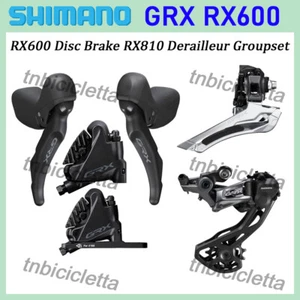 SHIMANO GRX 2x11-speed RX600 RX400 Gravel Groupset RX810 Front Rear Derailleur - Picture 1 of 11