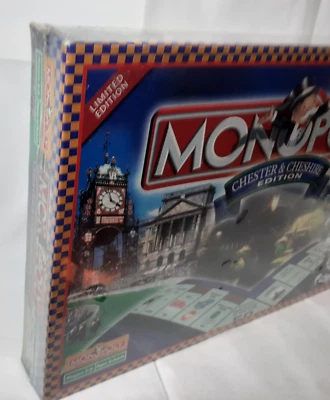 Monopoly Chester & Cheshire Rare Edition Sealed Board Game 2001 Quiz Brain Tease - Image 1 of 4