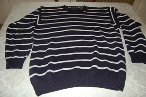 Alcott, Pullover da uomo, Puro Cotone, Blu bianco, come nuovo, tg XL - Foto 1 di 10