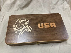 Hand Crafted light USA Solid wood Storage boxes, gun case, display box. - Picture 1 of 4