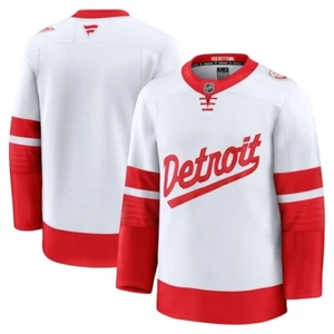 Detroit Red Wings Fanatics White 2025 NHL Stadium Series Premium Jersey - Picture 1 of 9