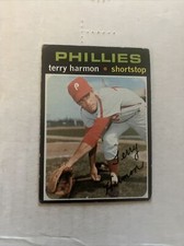 1971 Terry Harmon Philadelphia Phillies Topps Baseball Card #682