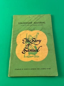 Leadership Material A Unit to Use with Primary Children 1962 The Story of Samuel - Picture 1 of 12