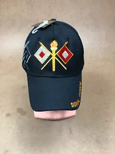 KYS U.S. Army Licence Embroidered Signal Corps Ball Cap Hat Black OS NWT - Picture 1 of 6