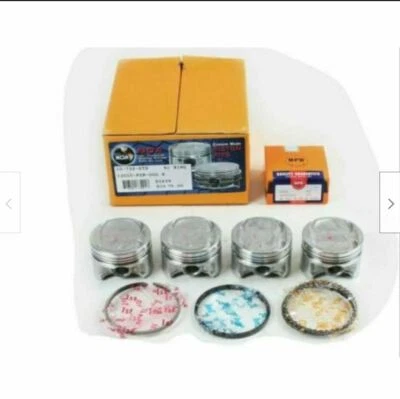 NEW 96-00 Honda Civic Del Sol 1.6 D16Y5 D16Y7 D16Y8 P2P P2E Pistons & Rings Set - Image 1 of 4