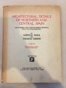 Architectural Details of Northern and Central Spain (1930) FIRST EDITION - RARE! - Picture 1 of 9