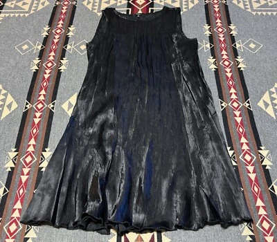 Komarov Women’s M Dress Black Pleated Lace Cocktail Style M12 - Image 1 of 4