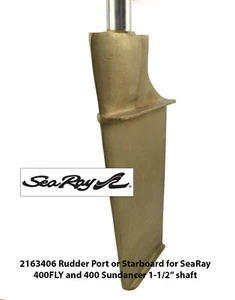 Sea Ray #2163406 Rudder 1.5" Shaft Casting # 26357 ACP 400DA / 400FLY - Bild 1 von 6