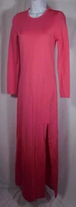 Maxi Vestido Vestido Camiseta Rosa Tejido Mangas Largas Elizabeth and James Talla S - Imagen 1 de 8