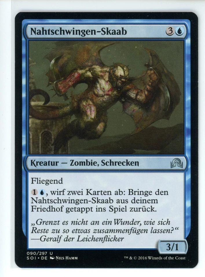 STITCHWING SKAAB Shadows Over Innistrad GERMAN #90 SOI(LP)(MTG) - Image 1 of 1