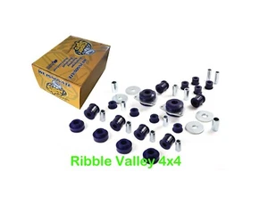 DEFENDER SUSPENSION BUSH KIT TD5 + EARLY PUMA 2002-2009 SUPERPRO POLY KIT0043CK - Picture 1 of 5