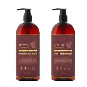 Amini Vino Thera Oil Body Wash 400ml (14.1oz) *2pcs Korea Body Care - Picture 1 of 4
