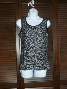 Chaleco suéter EVAN-PICONE, camiseta sin mangas tejida ligera, gris negro nuevo con etiquetas s - Imagen 1 de 10