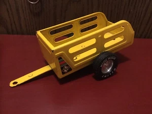 Vintage Nylint Farms Yellow Stake Trailer/Wagon 9”Long - Picture 1 of 6