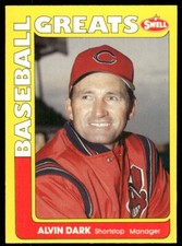 1991 Swell Baseball Greats #22 Alvin Dark - Cleveland Indians