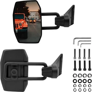 Door Off Mirrors Fit for Jeep Wrangler JK JKU TJ TJU, #22 - Picture 1 of 5