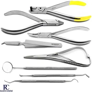 Cortador de ligadura de alambre distal dental alicates de ortodoncia soporte de aguja quirúrgica CE - Imagen 1 de 9