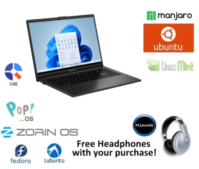 Asus Black 15.6" Intel i3 3GHz 8GB 256GB SSD Win/Linux/Android* Office* - Image 1 of 4