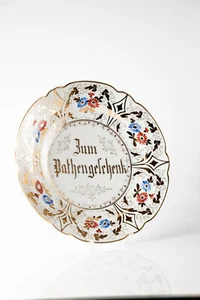 Antiker Patenteller - Pathenteller Jugendstil ca. 1900 - Bild 1 von 2