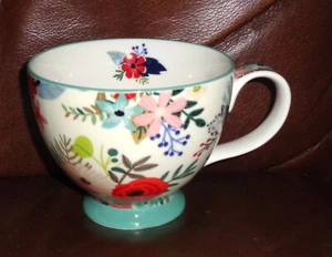 Grace Teaware Hand Painted Large Ceramic Floral Mugs - Picture 1 of 2