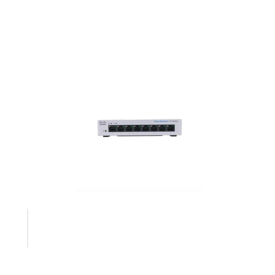 Cisco CBS110-8T-D-NA BUSINESS 110 SERIES UNMANAGED SWITCH 8P GE DT EXT PS CBS110 - Image 1 of 1