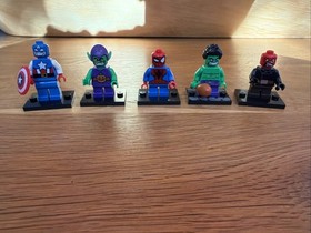 LEGO Marvel Minifigs Sets 76064 76065 76066 Spider Man Hulk Captain America