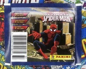 (1) Paquete de pegatinas selladas Panini Ultimate Spider-Man 2014 - Imagen 1 de 2
