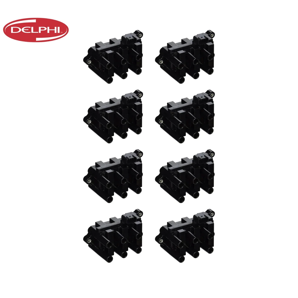 (Paquete de 8) Bobinas de encendido Delphi GN10179 para Ford F-150 y Mustang Foto 1 de 1