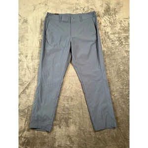 Pantalones de golf Adidas para hombre 36x34 azul gris nailon elásticos chinos rendimiento - Imagen 1 de 9