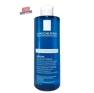 La Roche Posay Kerium Extra Gentle Gel Shampoo 400ml EXP 02/2028 - Image 1 of 3