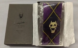 JoJo's Bizarre Adventure Kira Yoshikage killer queen Tie Silk purple 55" w/ box - Picture 1 of 1