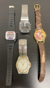Vintage Wristwatch Lot (x4)! New York Mets, Dallas Cowboys, Gone with the Wind - Picture 1 of 9